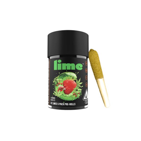 lil limes 5 pack joints pre rolls 3 grams